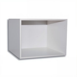 matala yläkomerokaappi esimerkiksi jääkaapin yläpuolelle