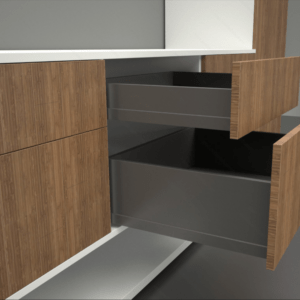 Keittiön laatikosto TEN2 profiililaatikoilla