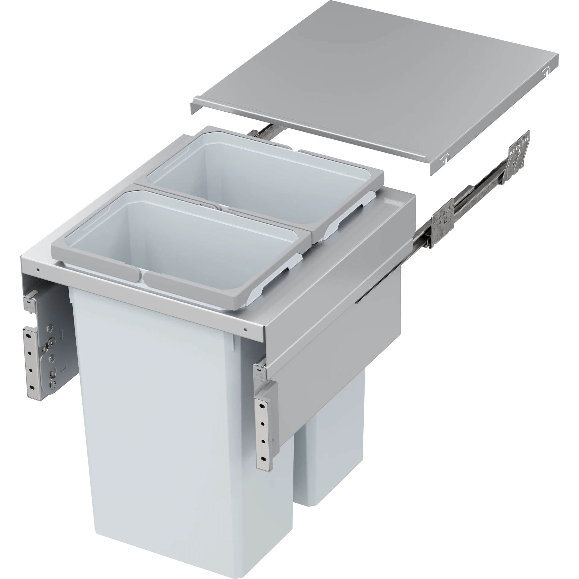 Envi space xx pro, jätejärjestelmä, jätevaunu, jäteastia