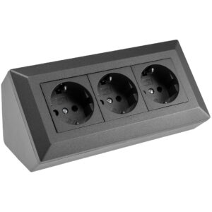 Kulmapistorasia 3 pistokepaikkaa